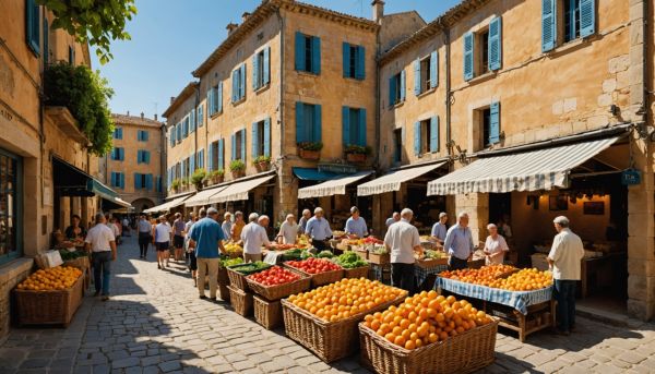 Comment profiter des marchés provençaux du Gard ?
